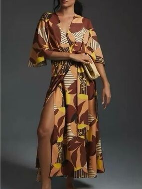 NWOT Anthropologie Hutch Maxi Dress Womens Size XS